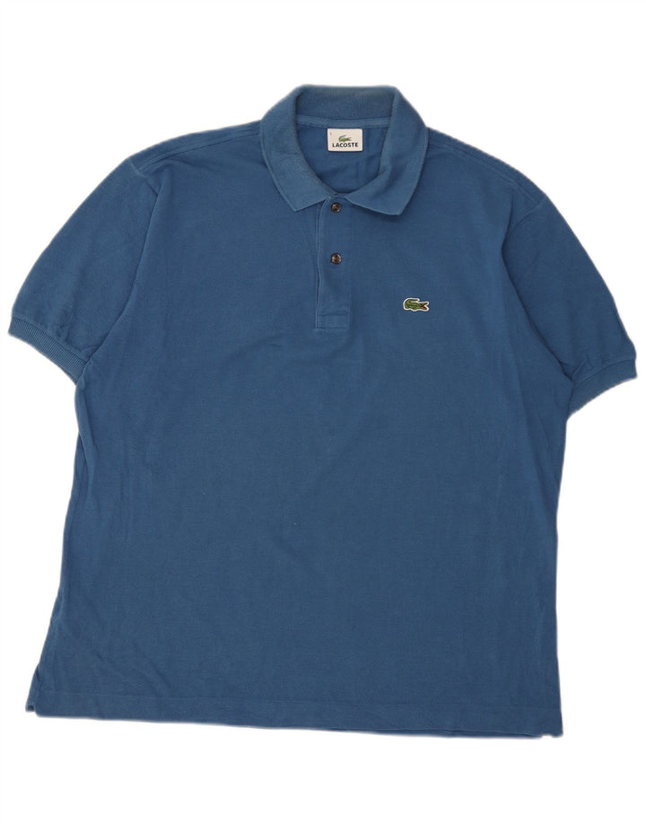 Polo da uomo Lacoste taglia 5 grande in cotone blu