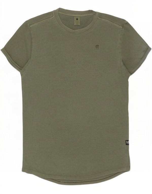 T-shirt da uomo G-Star Top in cotone kaki medio