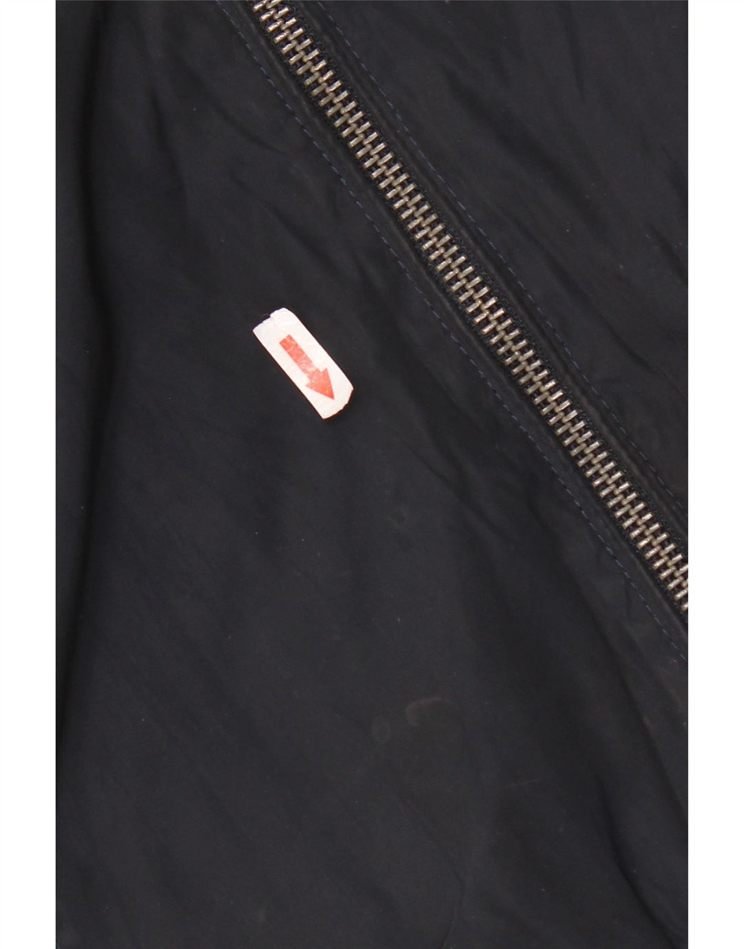 Giubbotto bomber da uomo Zara UK 40 grande poliestere blu navy