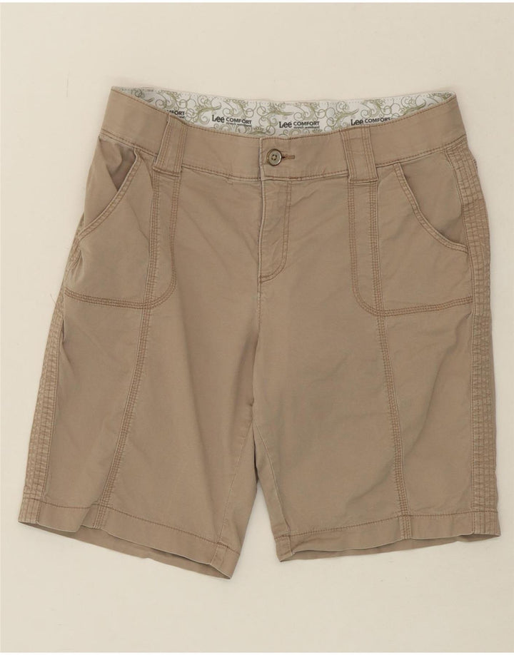LEE Womens Casual Shorts US 8 Medium W30 Beige Cotton Vintage Lee and Second-Hand Lee from Messina Hembry 