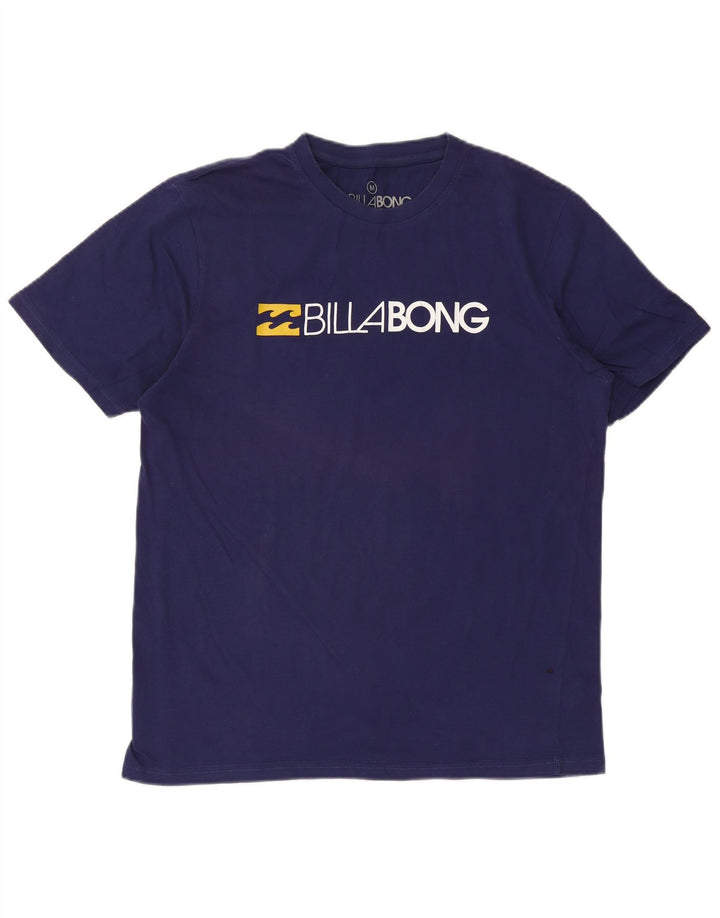 T-shirt grafica da uomo Billabong Top in cotone blu navy medio