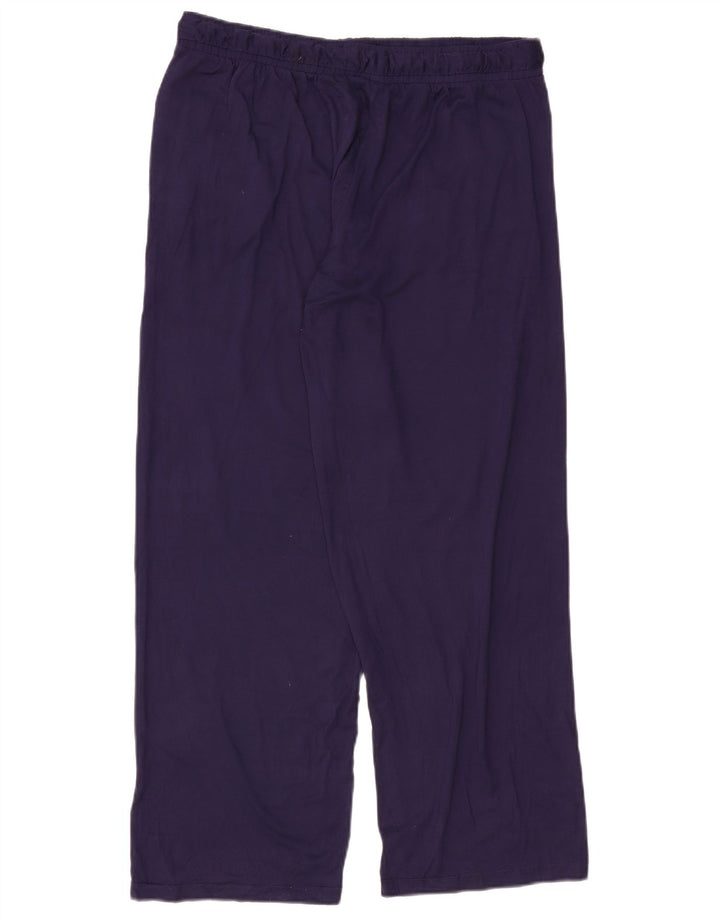 Pantaloni da tuta da donna Dkny UK 12 poliestere medio blu navy