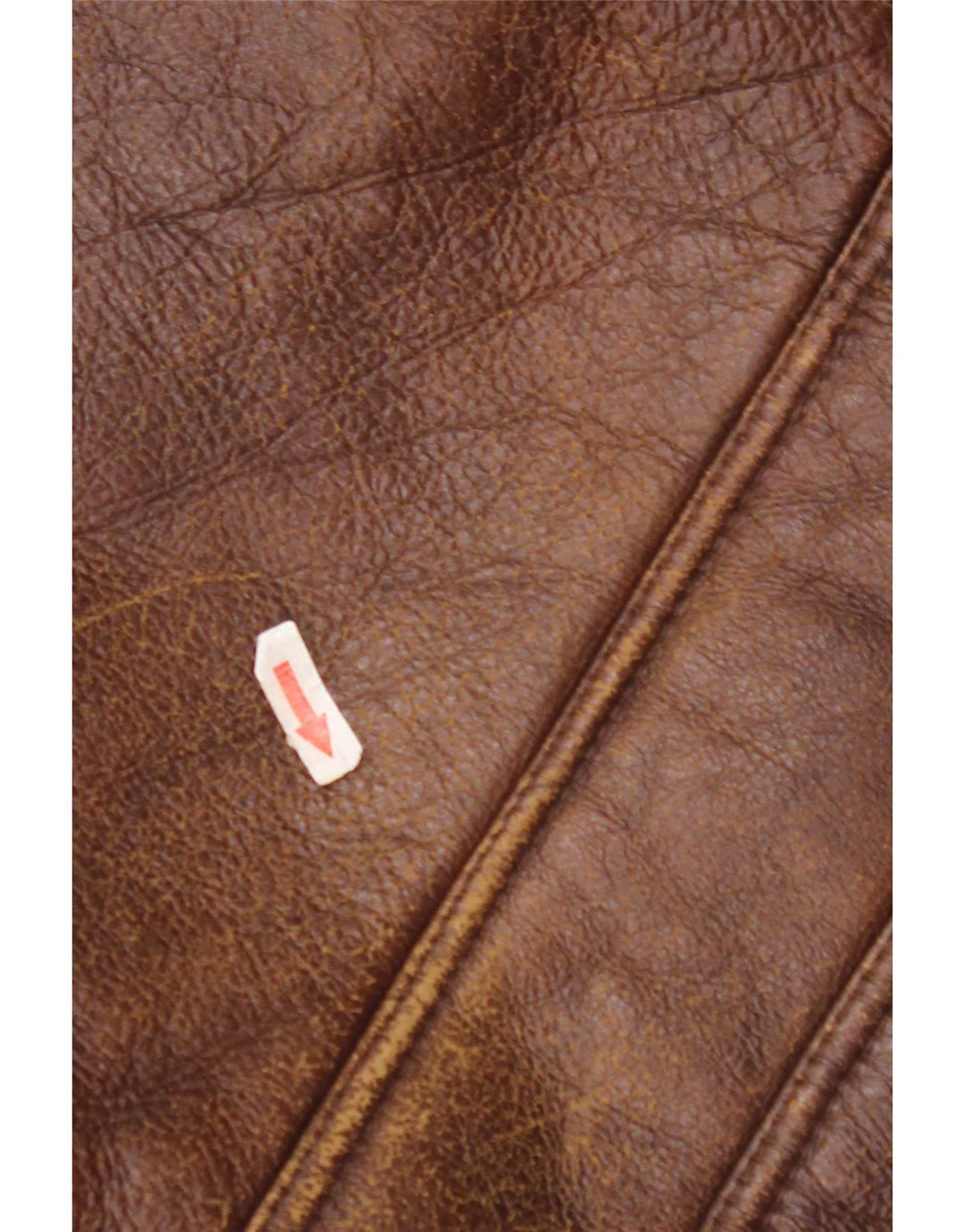 Giacca in shearling vintage da uomo IT 52 XL Shearling marrone