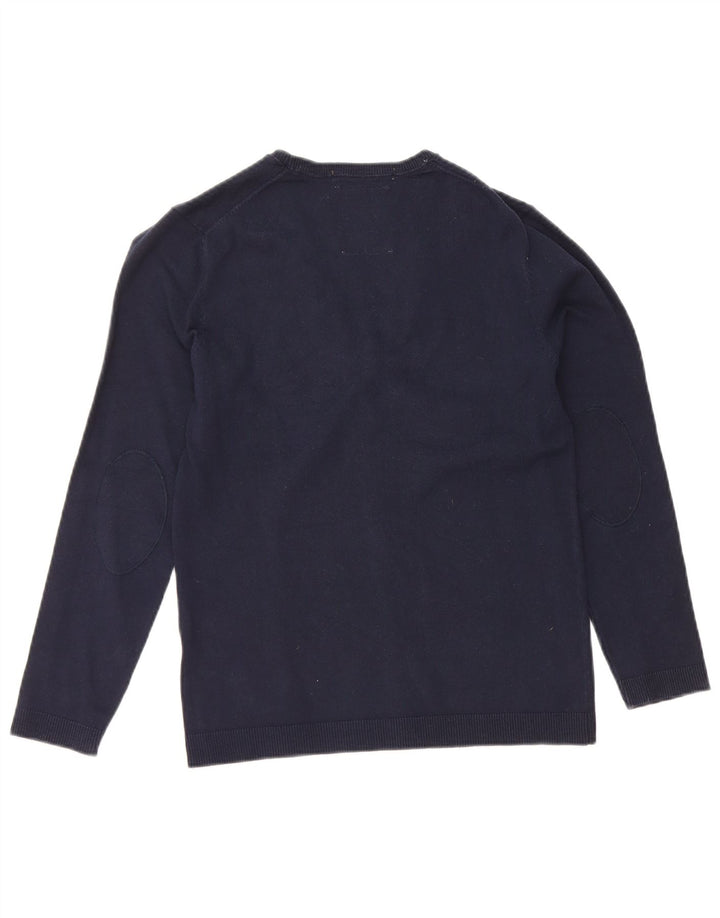 Maglione Cardigan Zara per Ragazzi 9-10 Anni Blu Navy