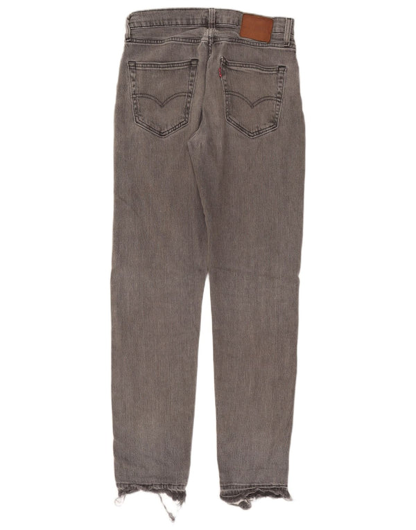Jeans slim da uomo Levi's W28 L32 cotone grigio
