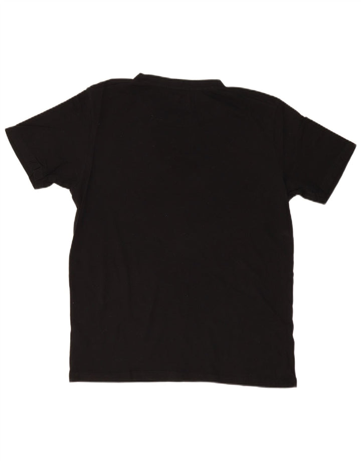 ELLESSE Mens T-Shirt Top XL Black Cotton