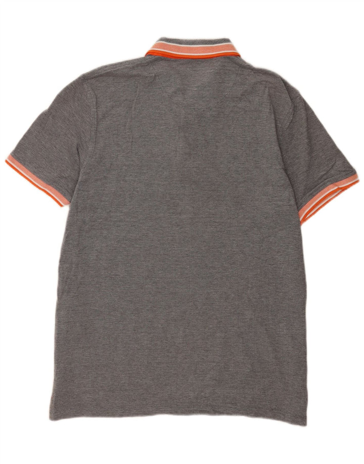 Polo da uomo Jack & Jones XL in cotone grigio