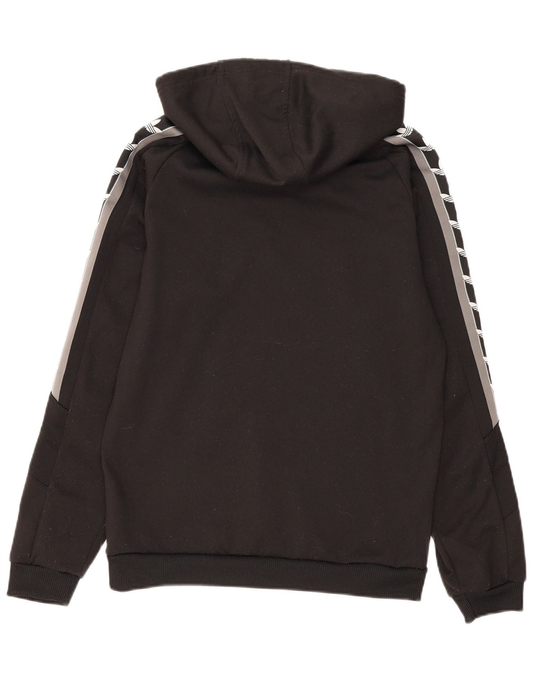 ADIDAS Mens Graphic Hoodie Jumper XS Black Polyester