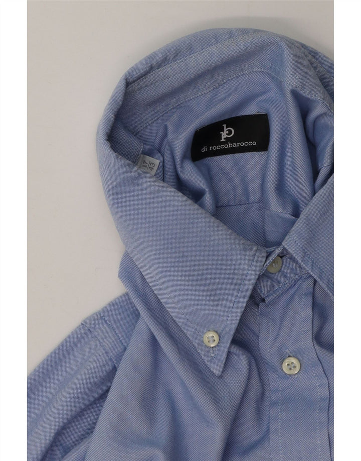 Camicia da uomo Roccobarocco Taglia 43 17 XL Blu