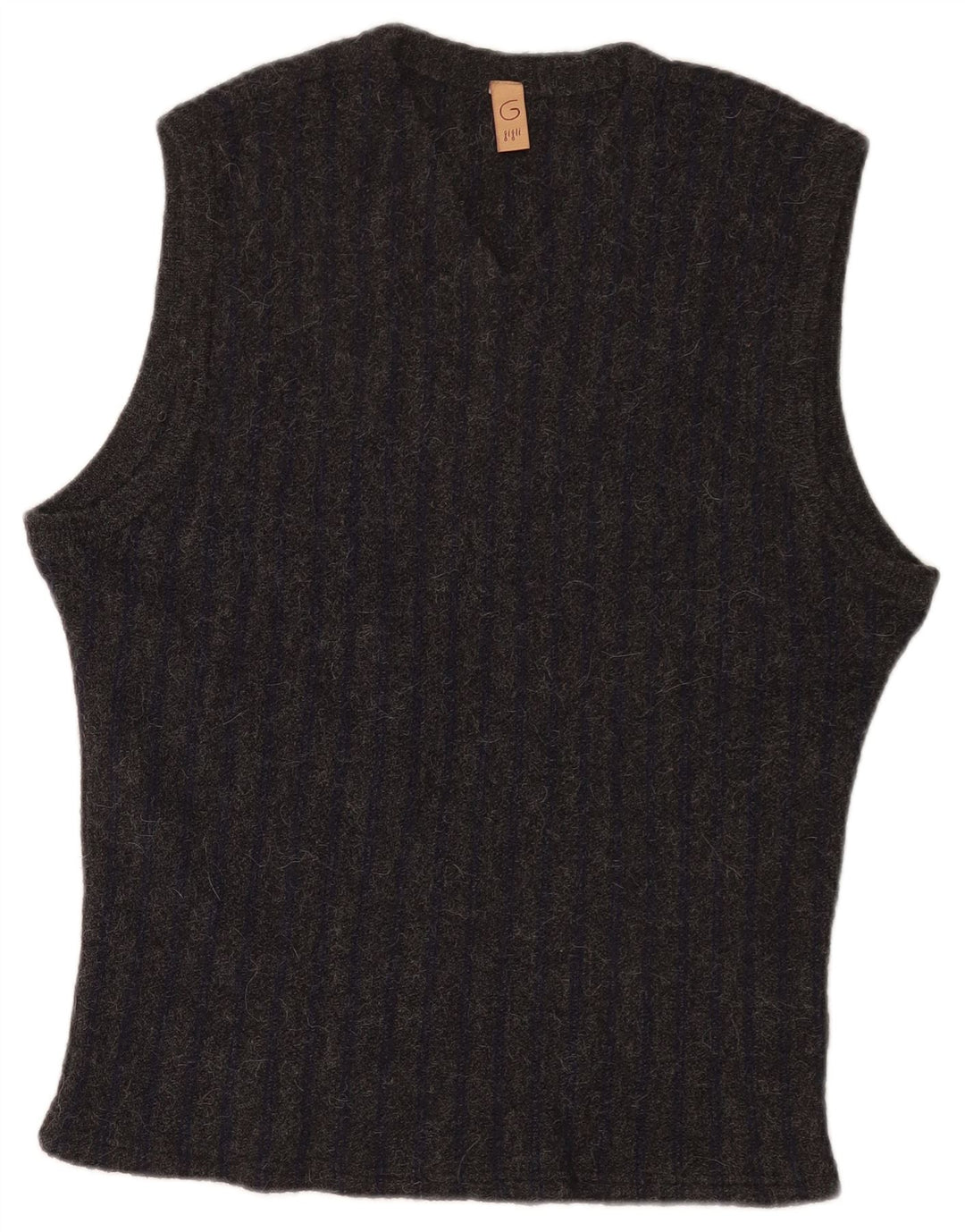 Gigli Canottiera da uomo Canotta UK 16 Grande Lana di alpaca grigia
