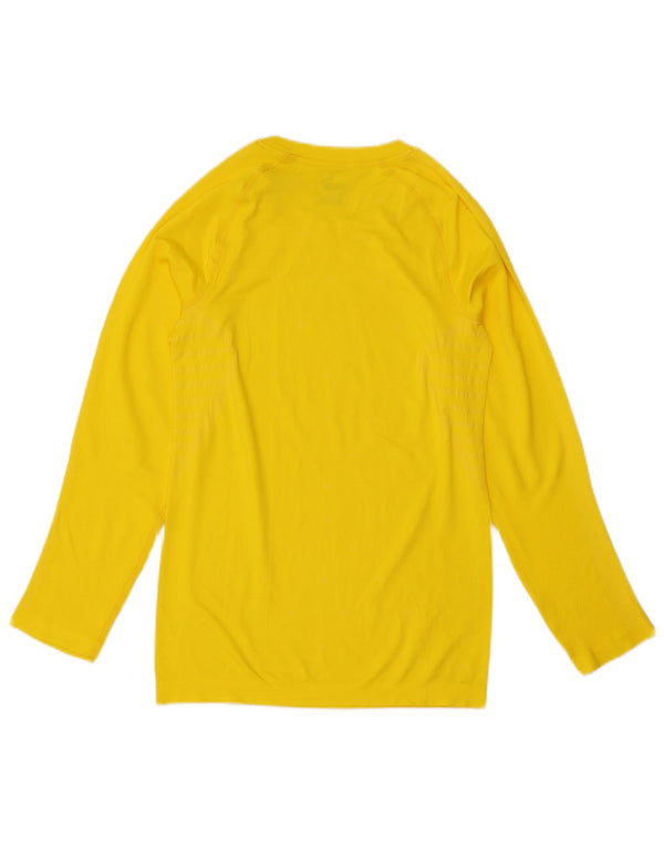 Maglia Puma da uomo a maniche lunghe XL gialla in poliestere