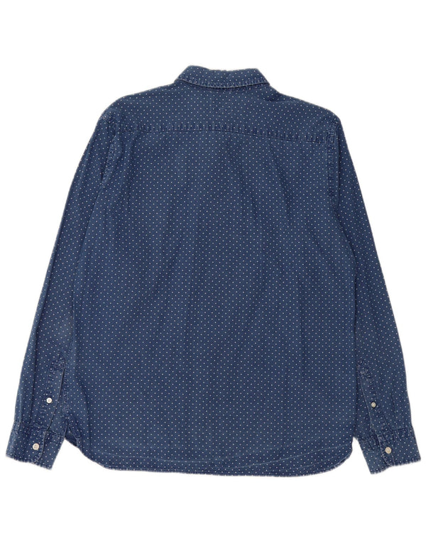 Camicia Levi's Uomo Large Cotone Maculato Blu
