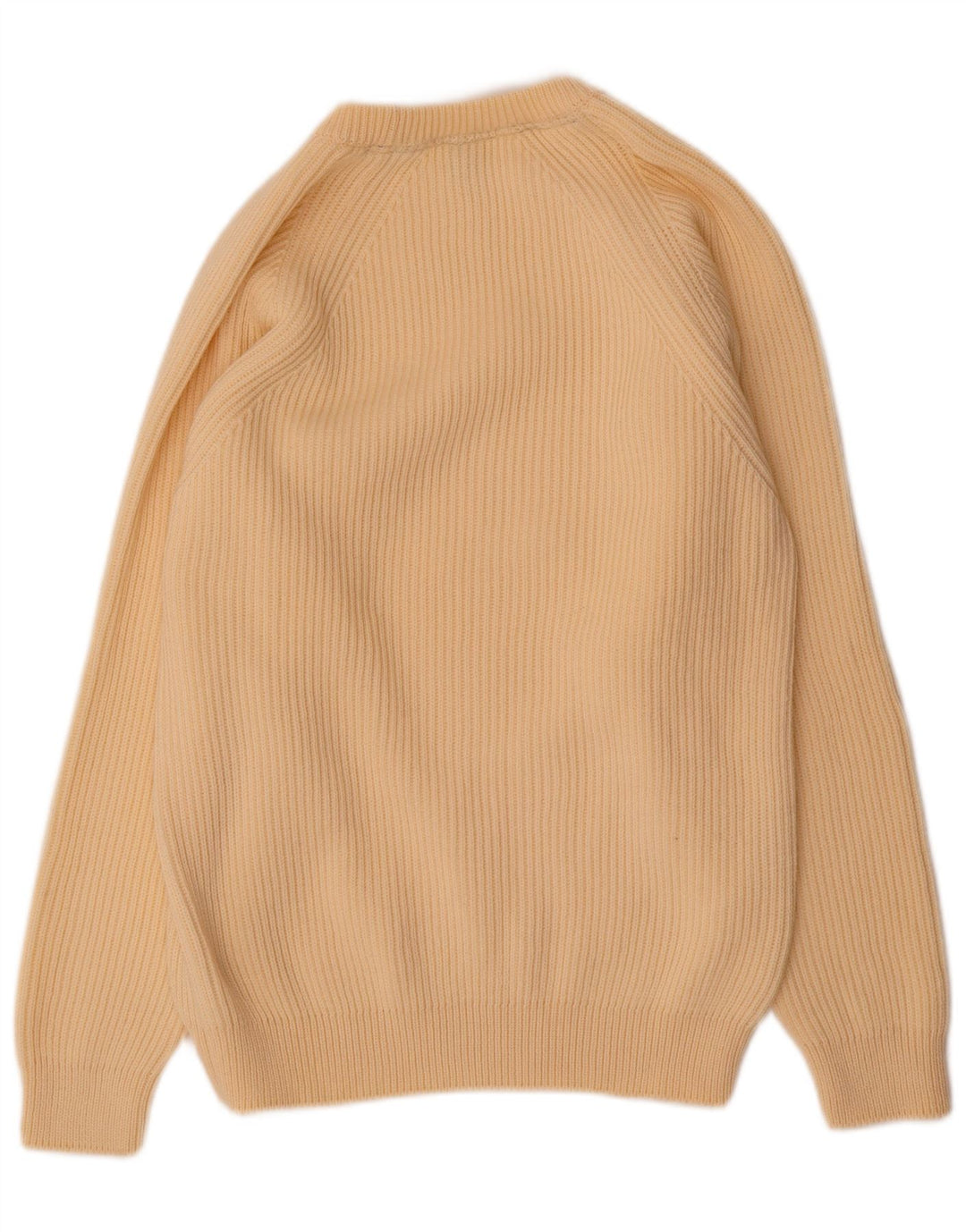 Maglione girocollo da uomo White Sails in lana beige medio