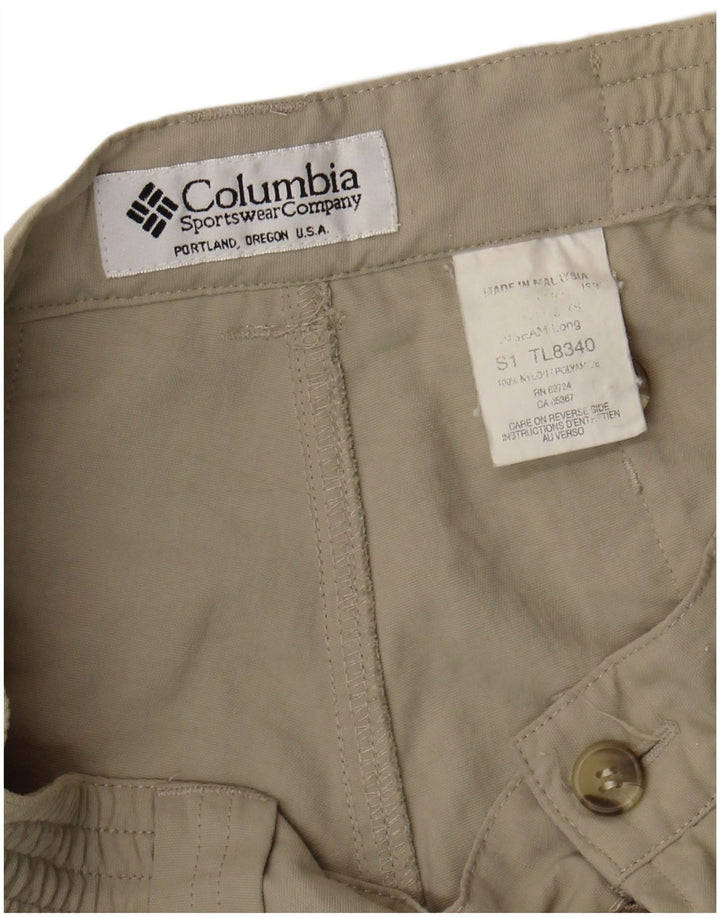 Pantaloncini cargo Columbia da donna W28 nylon beige medio