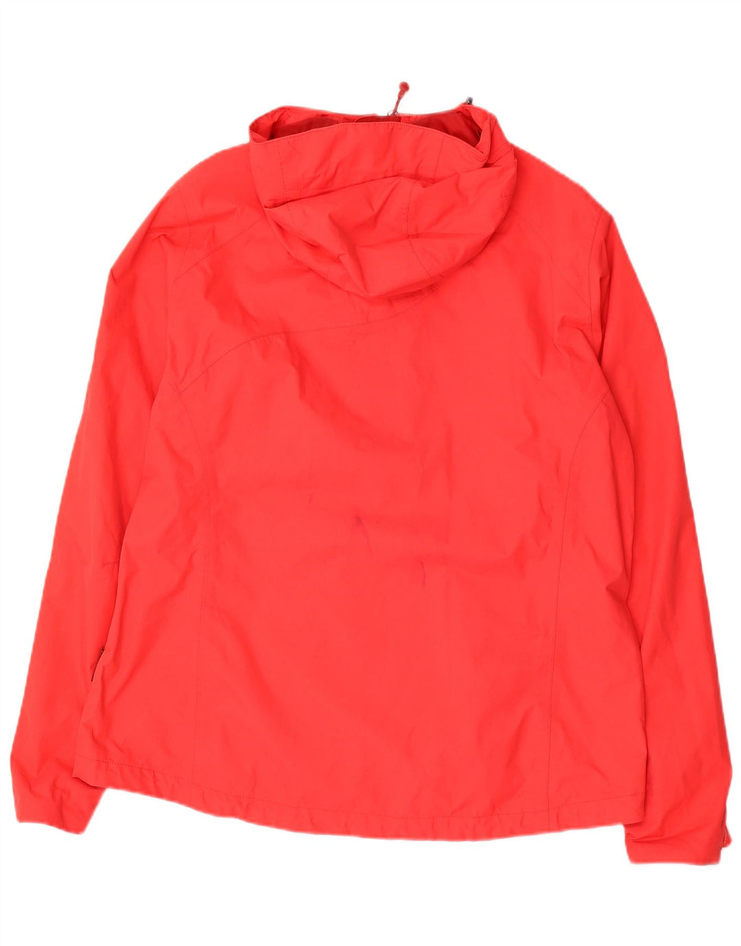 Giacca antipioggia con cappuccio da donna JACK WOLFSKIN UK 18/20 XL Rosso Poliammide