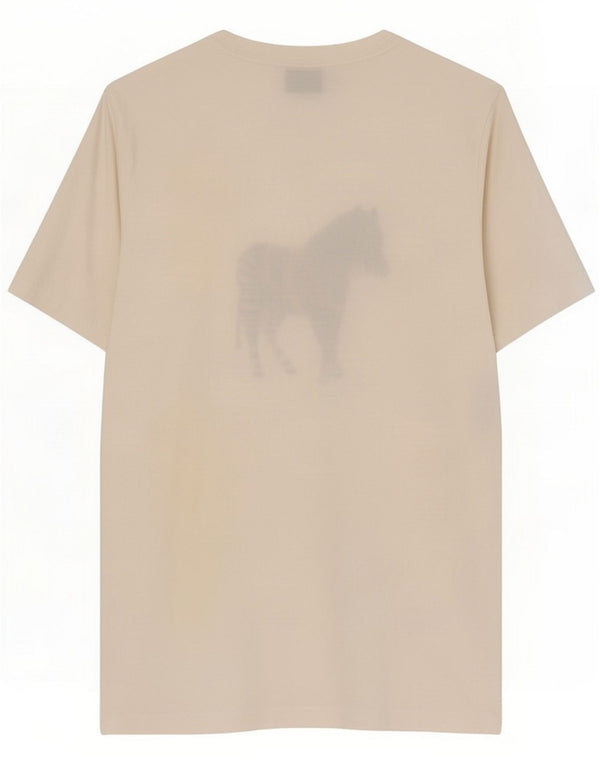 T-shirt grafica da uomo Paul Smith piccola in cotone bianco