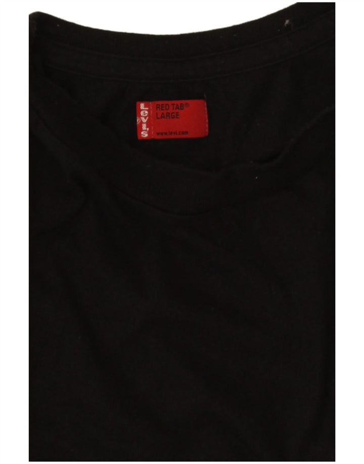 T-shirt da uomo Levi's Top grande nera