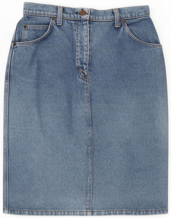 Valentino Gonna di jeans a vita alta da donna W31 Cotone blu medio