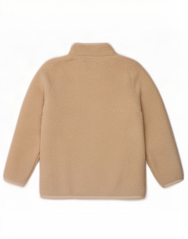 Crew Clothing Giacca in pile da donna UK 12 Poliestere beige medio