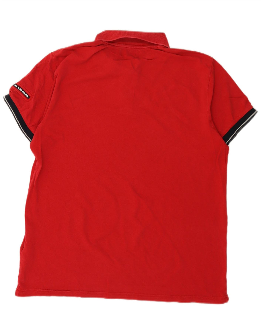 Polo Kappa Uomo Large Rossa In Cotone