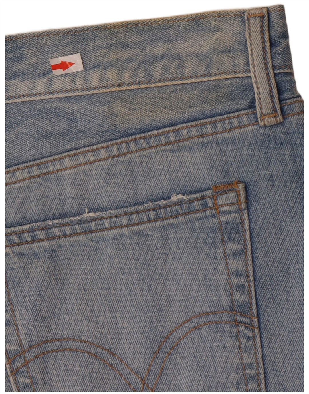 Mini gonna di jeans da donna Levi's W31 blu medio