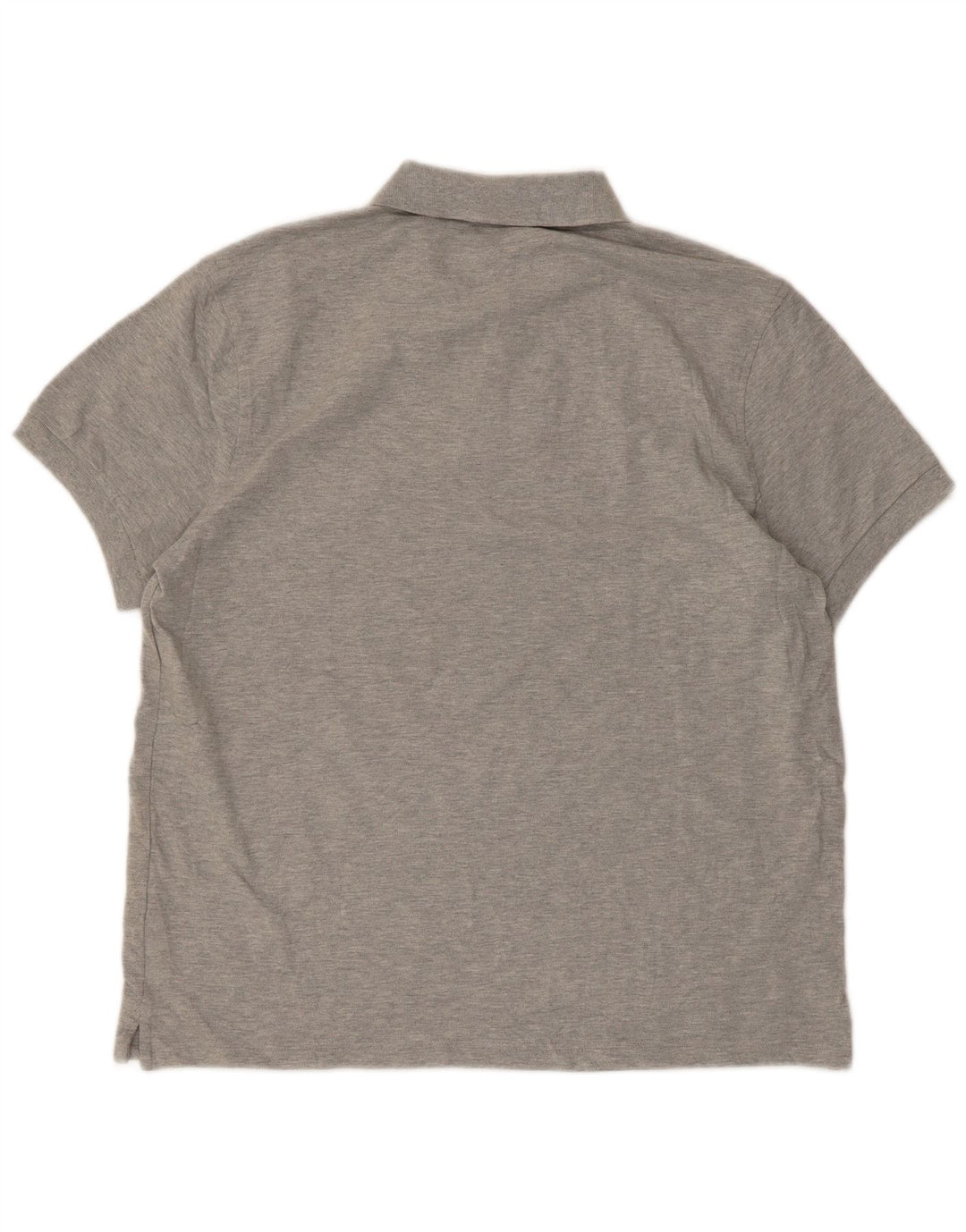 Polo da uomo J. Crew XL in cotone chiazzato grigio