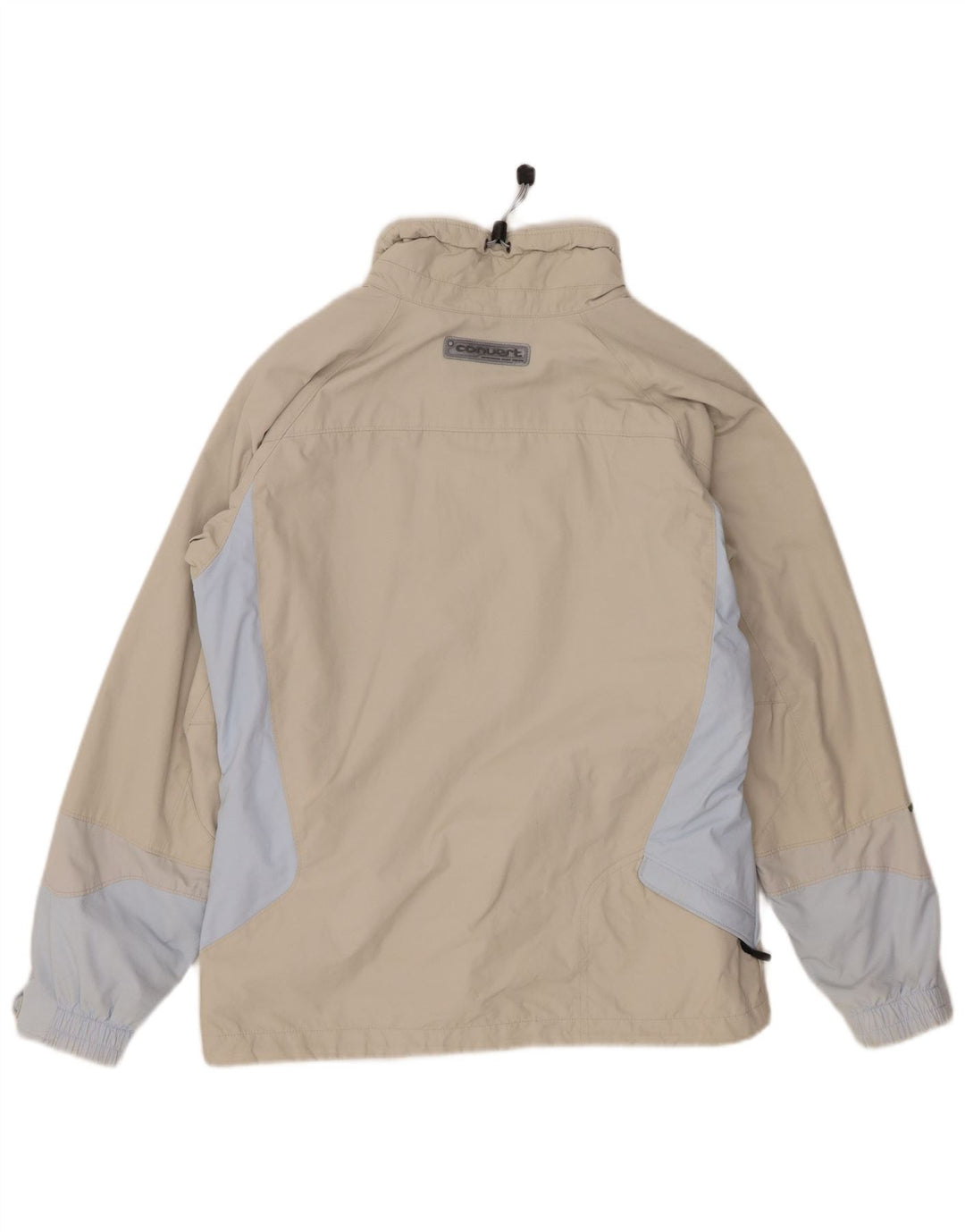Giacca a vento da uomo Columbia UK 36 Small Beige Colourblock in poliammide
