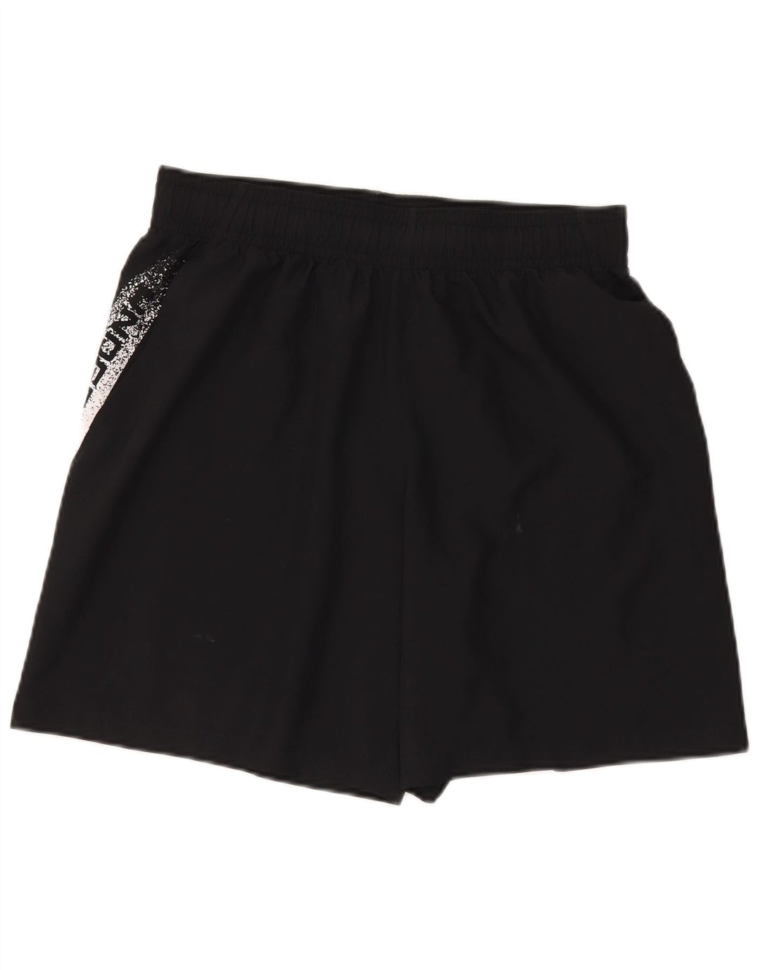 Pantaloncini sportivi Under Armour da uomo con vestibilità ampia e grafica, grandi, in poliestere nero
