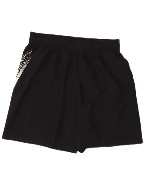 Pantaloncini sportivi Under Armour da uomo con vestibilità ampia e grafica, grandi, in poliestere nero