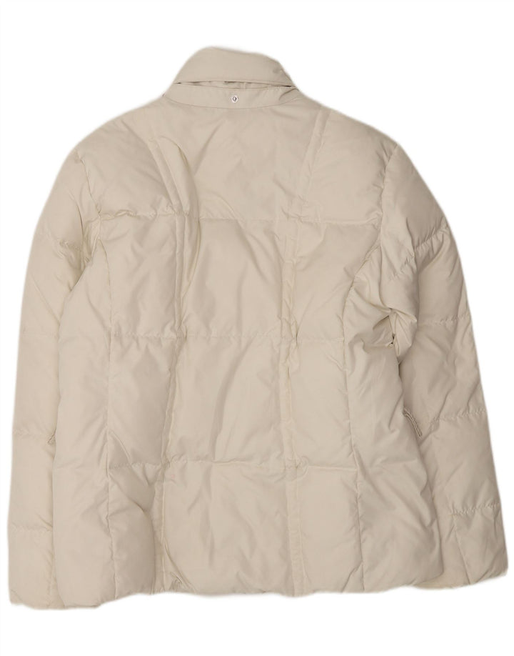 Giacca imbottita da donna Invicta UK 16 Large in poliestere bianco sporco