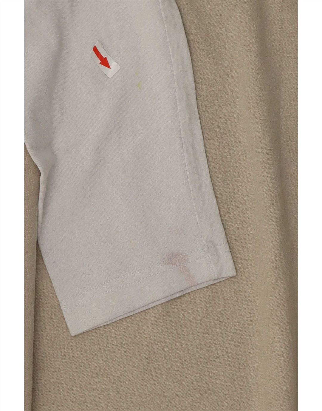 North Sails Top grafico da uomo a maniche lunghe in cotone color block beige medio
