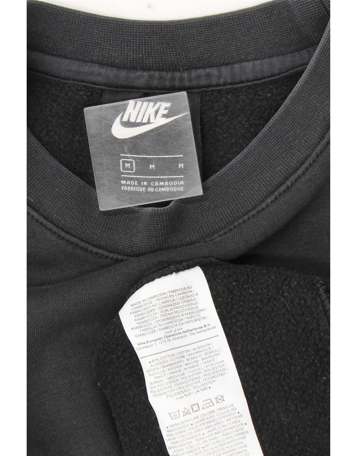 Felpa Nike Uomo Maglione Cotone Grigio Medio