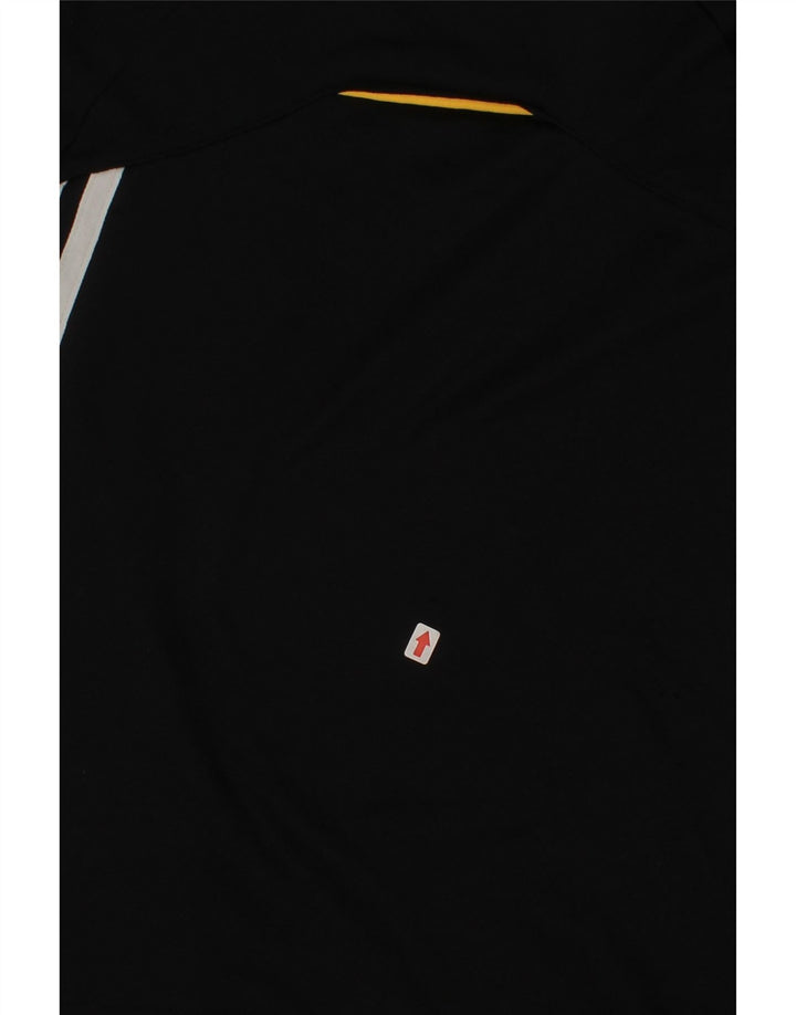 T-shirt grafica Adidas da ragazzo F50 Top 5-6 anni in poliestere nero