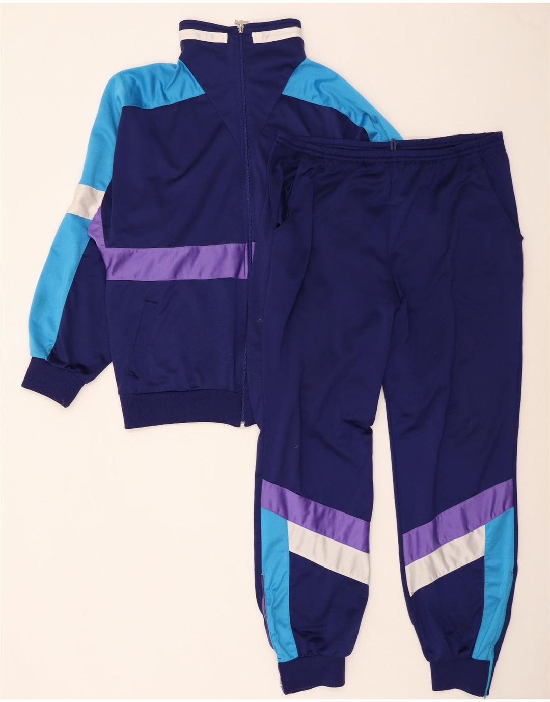 Tuta intera da uomo Leopard UK 46/48 XL Poliestere color block blu navy