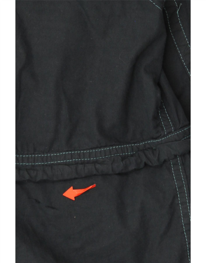 JAMES DILLON Giacca utilitaria da uomo con cappuccio UK 40 Large Blu Navy in cotone