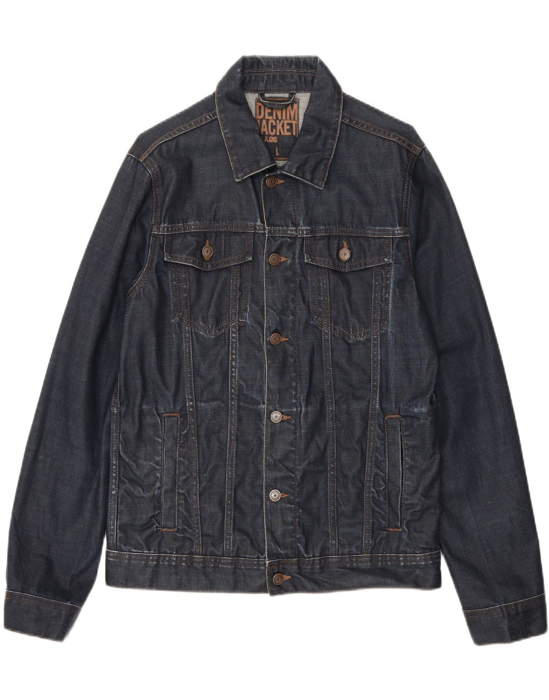 Giacca di jeans da uomo Jules UK 40 Large Blu Navy