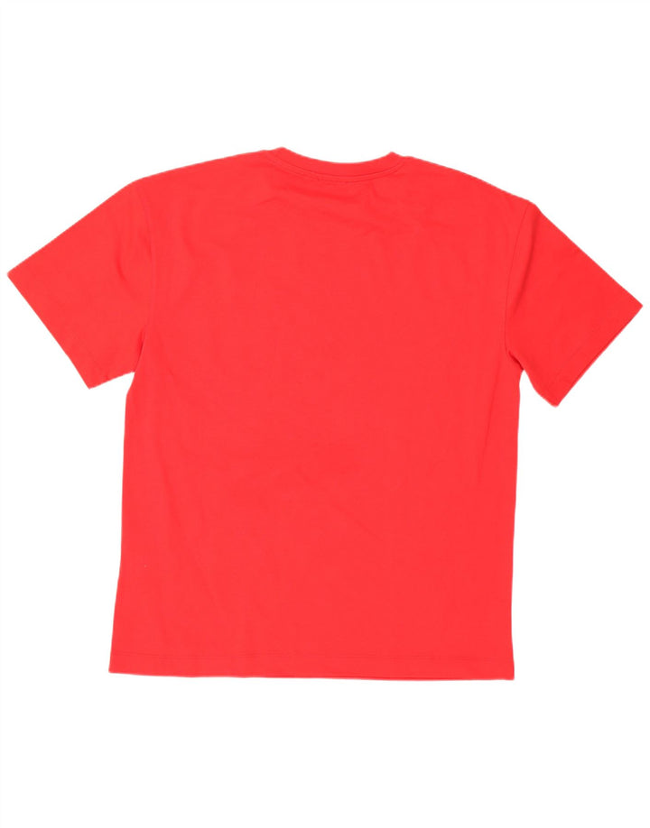 T-shirt Zara da uomo Top Large in cotone rosso