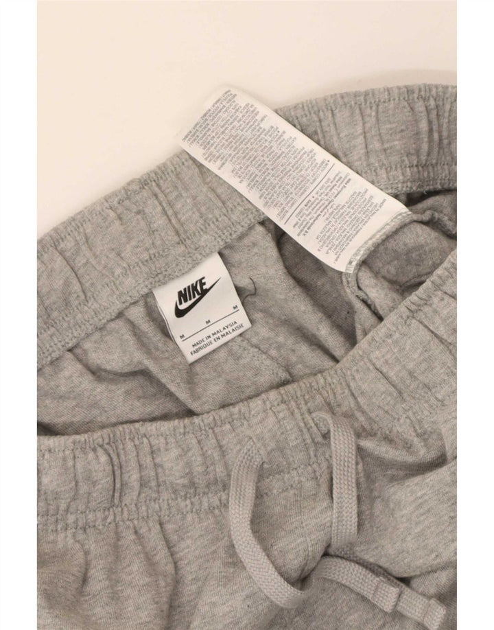 Pantaloncini sportivi Nike da uomo in cotone screziato grigio medio