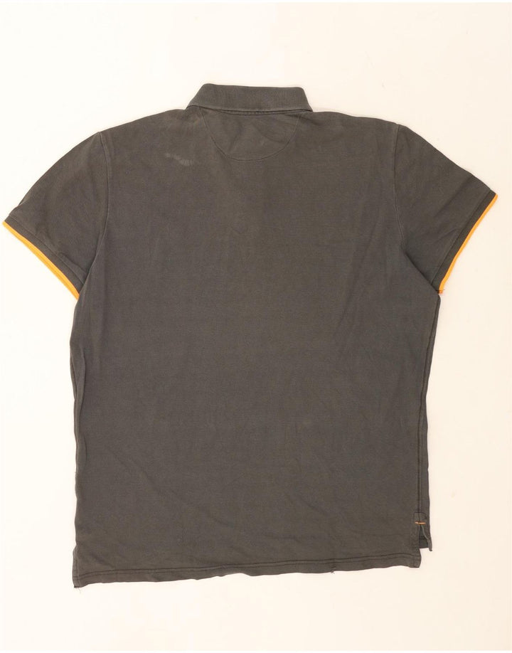 Polo da uomo AMERICAN EAGLE XL in cotone grigio
