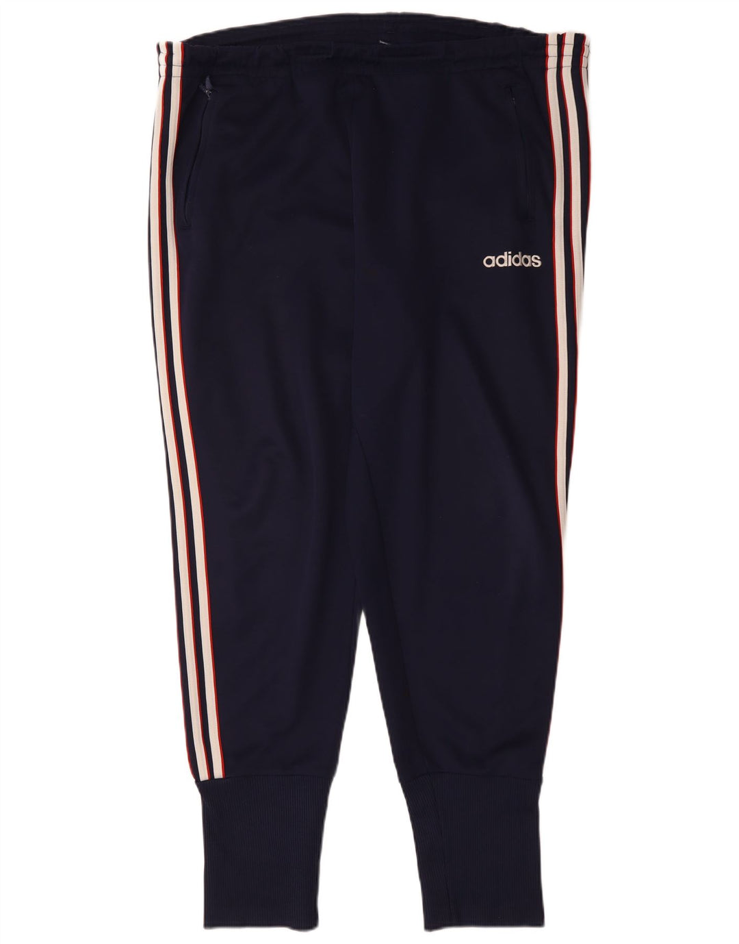 Pantaloni da tuta da uomo ADIDAS Joggers UK 44/46 Large Blu Navy Poliestere