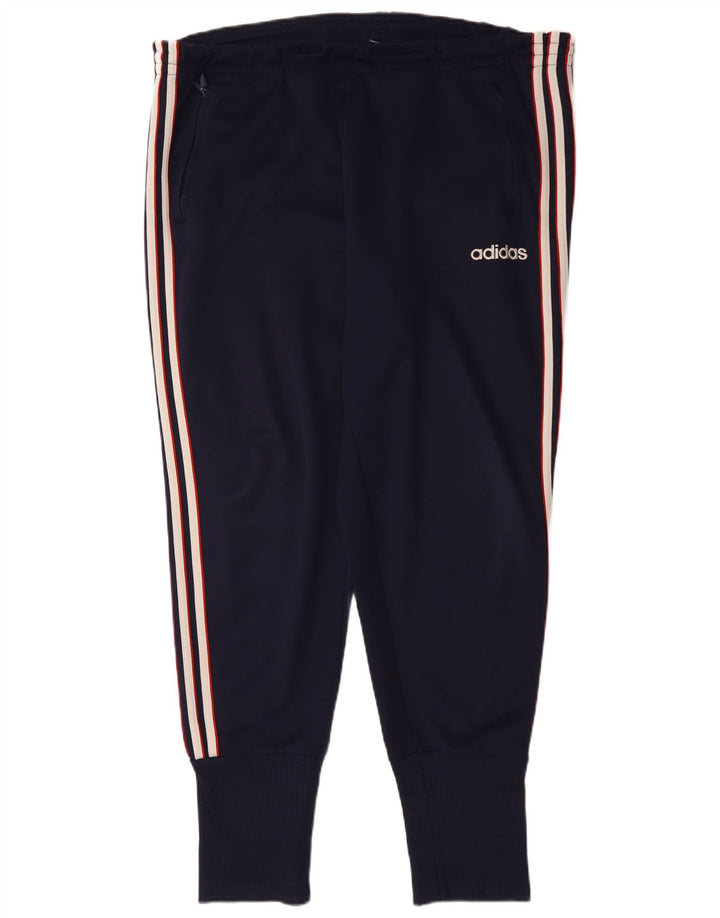 Pantaloni da tuta da uomo ADIDAS Joggers UK 44/46 Large Blu Navy Poliestere