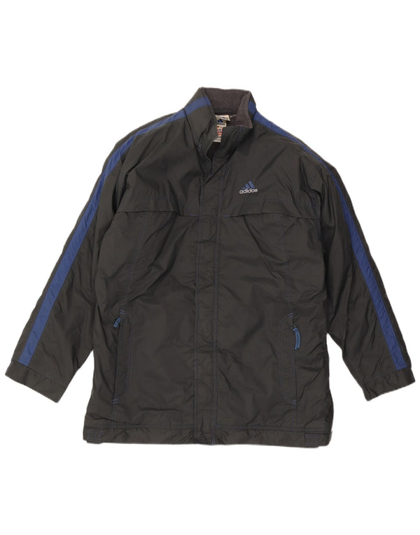 Giacca a vento Adidas da ragazzo 15-16 anni in poliestere color block nero