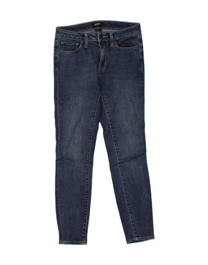 DKNY Womens Skinny Jeans W27 L29 Blue Cotton Vintage Dkny and Second-Hand Dkny from Messina Hembry 