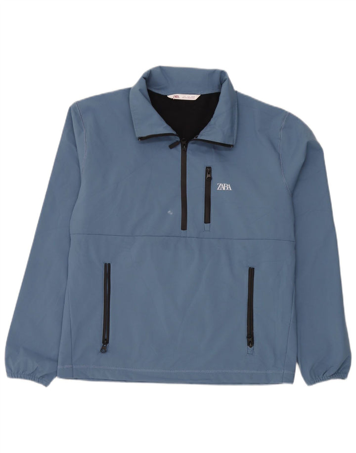 Giacca da ginnastica oversize da donna Zara UK 10 piccola blu