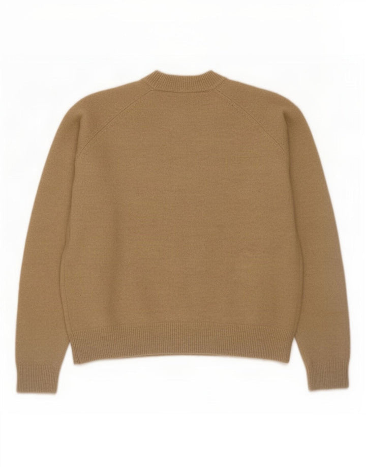 Maglione maglione girocollo da donna Zara UK 14 Poliammide beige medio