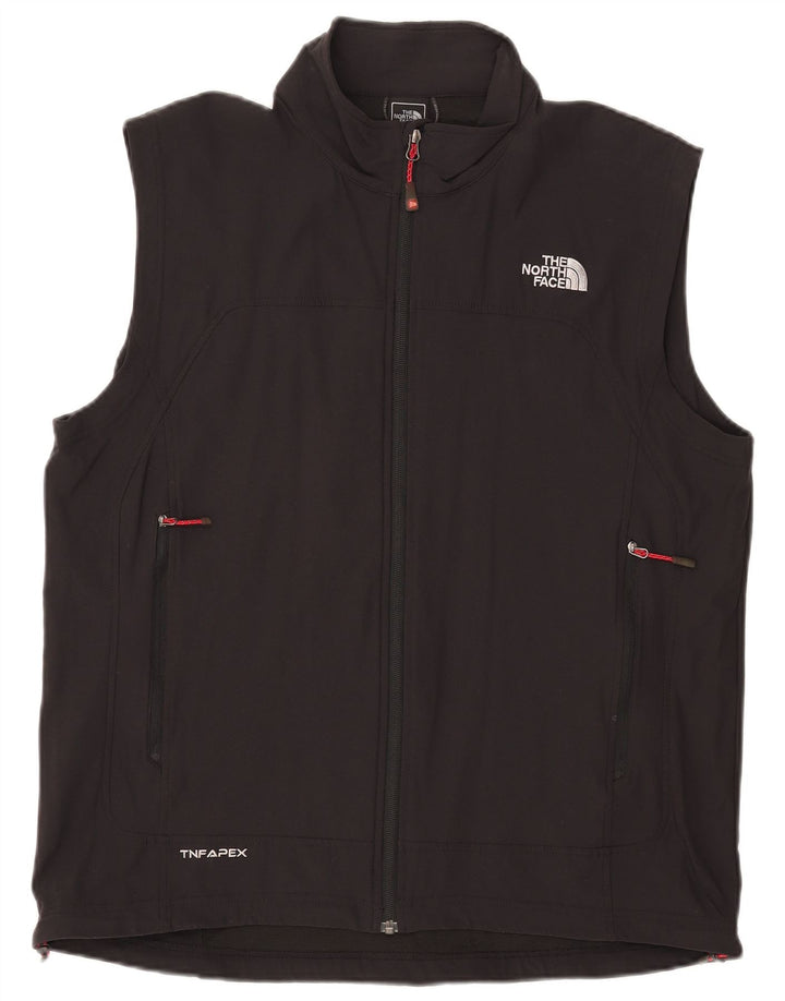 THE NORTH FACE Giacca da tuta senza maniche da uomo XL in nylon nero