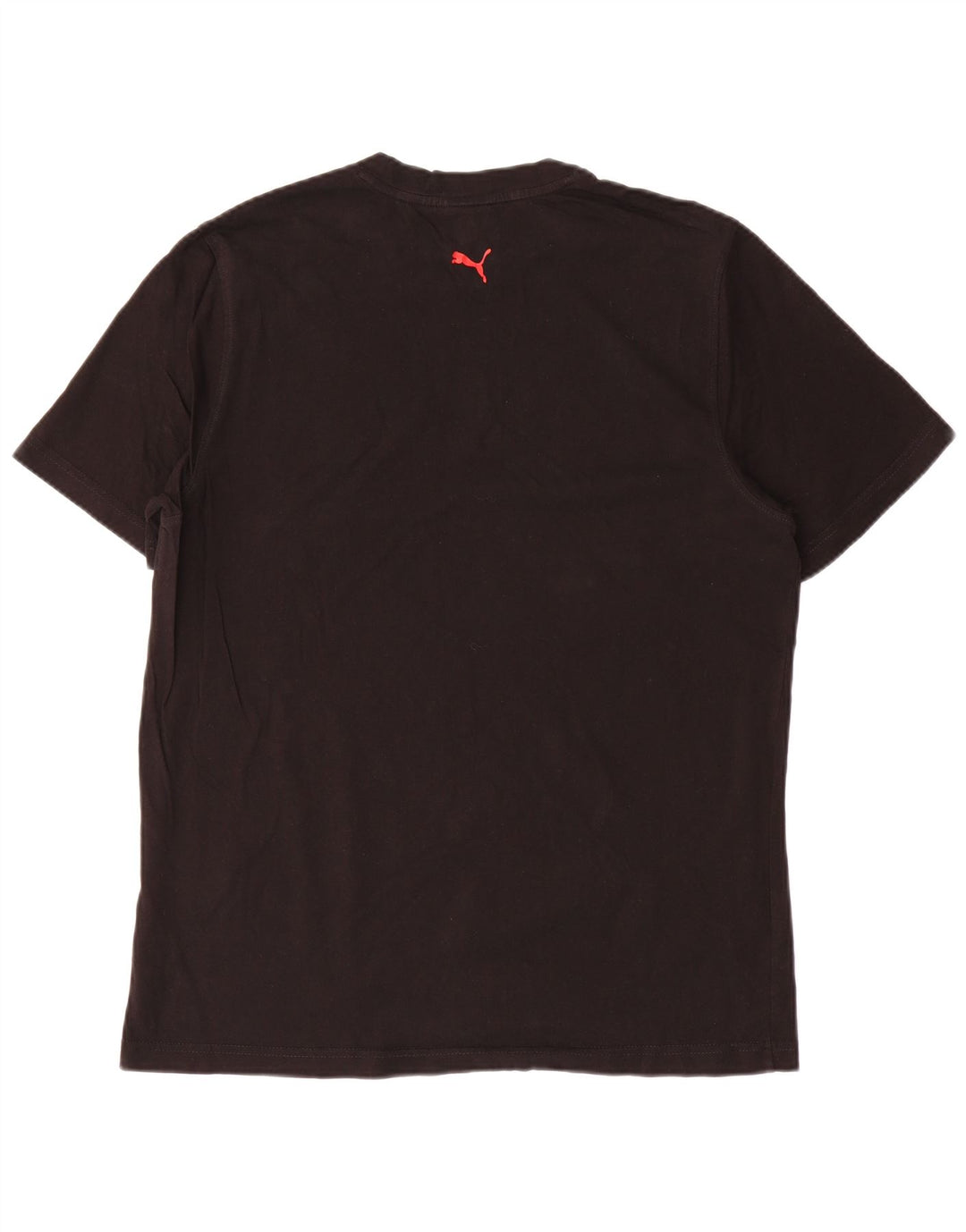 T-shirt grafica da uomo Puma Top grande in cotone nero