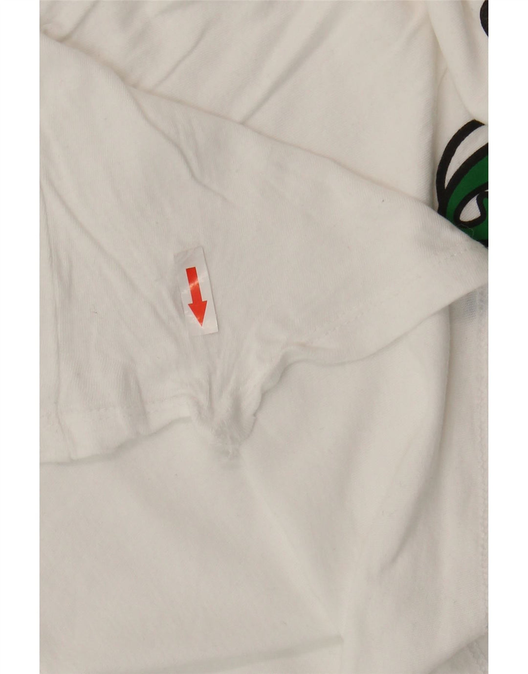 T-shirt grafica da donna Puma UK 16 grande cotone bianco