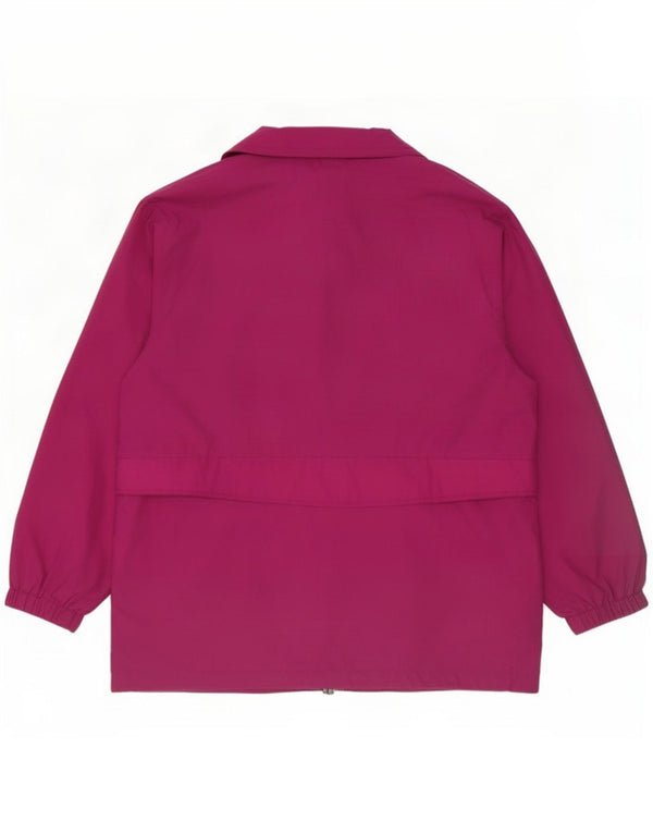 Giacca antipioggia da donna vestibilità ampia Eddie Bauer UK 14 nylon rosa medio