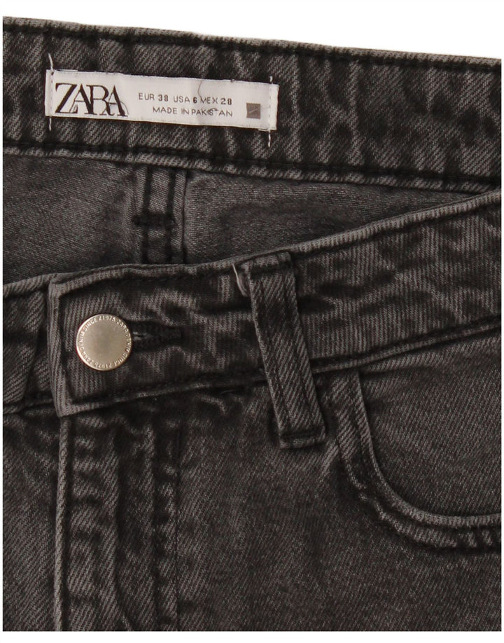 Jeans affusolati da donna Zara EU 38 piccoli W28 L27 neri